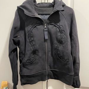 RARE. old style scuba sweatshirt with hood.